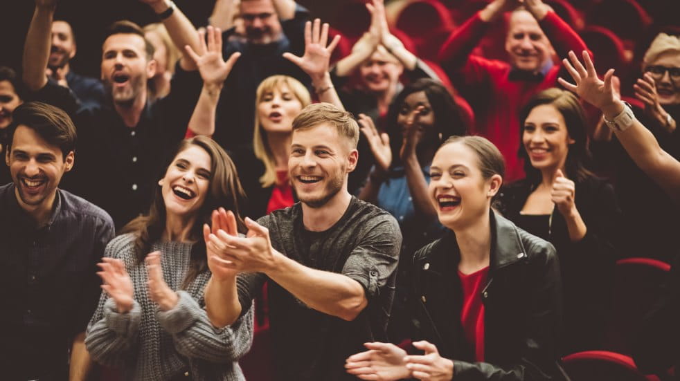 comedy show crowd